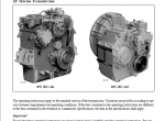 repair manual ZF Marine Transmission BW 460 Series Operating Instructions PDF - 1