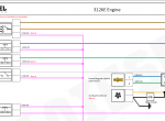 Diagnostic Software Cat 3126E Engine G3E,CKM,CRP,9SZ Electrical Citruit Diagram PDF - 3