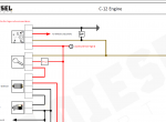 Diagnostic Software Cat C12 Engine 9SM Electrical Circuit Diagram PDF - 1
