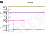Diagnostic Software Cat C12 Engine 9SM Electrical Circuit Diagram PDF - 2