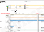 Diagnostic Software Cat C13 Engine LEE841-9699 Electrical Circuit Diagram PDF - 2