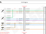 Diagnostic Software Cat C13 Engine LEE9700-UP ECM Wire Diagram PDF - 2