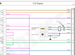 Diagnostic Software Cat C13 Engine LEE9700-UP ECM Wire Diagram PDF - 3