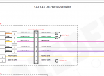 Diagnostic Software Cat C15 Engine MHP Electrical Circuit Diagram PDF - 1
