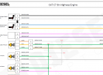Diagnostic Software Cat C7 Engine LBM, NPH, WAX, SAP Electrical Circuit Diagram PDF - 1
