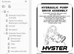 repair manual Hyster Forklifts S70XM-120XM (E004, F004) PDF Manual - 2