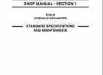 repair manual New Holland Hydraulic Excavators EH50.B Shop Manual PDF - 1