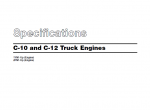repair manual Caterpillar C-10 and C-12 Truck Engines Specifications Manual PDF - 1