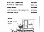 repair manual FiatAllis Crawler Dozer FD 80 Hydrostatic Service Manual PDF - 1