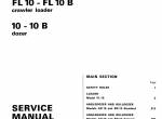 repair manual FiatAllis Crawler Loader FL10-FL10B, Dozer 10-10B Service Manual PDF - 1