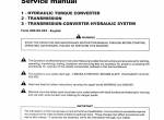 repair manual FiatAllis Crawler Loader FL 14C Transmission Service Manual PDF - 1