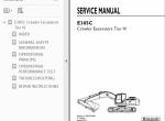 repair manual New Holland Crawler Excavators E385C Tier IV Service Manual PDF - 1