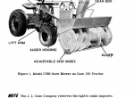 repair manual Case C-36 S and C-48 S Snow Blowers for 130 and 180 Garden Tractors pdf Operation manual - 2