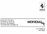 repair manual Ferrari Mondial T, Mondial T Cabriolet Spare Parts Catalog & Workshop Manual PDF - 6