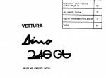 repair manual Ferrari Dino 246 GT-GT/S Parts Catalog & Repair Workshop Manual PDF - 2