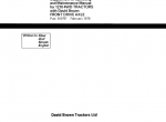 repair manual Case David Brown 1210 & 1212 Tractors PDF Manuals - 1