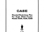repair manual Case Mounted Break-Away Plow for tractor models E2OR, E22R, E24R Manual PDF - 3