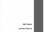 repair manual Case 284 Tractor Operator’s Manual PDF - 3