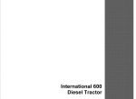 repair manual Case 600 International Tractor PDF Operator’s Manual - 2
