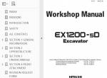 repair manual Hitachi Excavator EX1200-5D Set of PDF Technical Workshop Manuals - 4