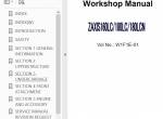 repair manual Hitachi Excavator Zaxis 160LC/180LC/180LCN Technical & Workshop Manuals, Circuit Diagram PDF - 2