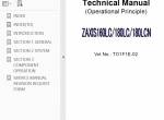 repair manual Hitachi Excavator Zaxis 160LC/180LC/180LCN Technical & Workshop Manuals, Circuit Diagram PDF - 3