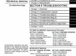 repair manual Hitachi Excavator Zaxis 200, 225, 230, 270 class Troubleshooting Technical Manual PDF - 1