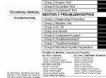 repair manual Hitachi Excavator Zaxis 200-3, 240-3, 270-3 Class Troubleshooting Technical Manual PDF - 1
