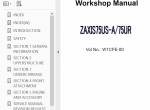repair manual Hitachi Excavator Zaxis 75US-A/75UR Technical, Workshop, Harness Manuals PDF - 3