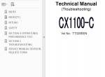 repair manual Hitachi Crawler Crane CX1100-C Service Manual PDF - 2