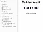 repair manual Hitachi Crawler Crane CX1100 Service Manual Set PDF - 4