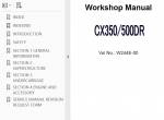 repair manual Hitachi Crawler Crane CX350/500 Drag Line Service Manual PDF - 4