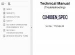 repair manual Hitachi Crawler Crane CX400 Service Manual PDF - 2