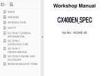 repair manual Hitachi Crawler Crane CX400 Service Manual PDF - 3