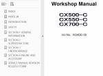 repair manual Hitachi Crawler Crane CX500-C, CX550-C, CX700-C Service Manual PDF - 4