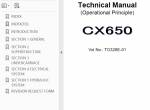 repair manual Hitachi Crawler Crane CX650 Service Manual PDF - 1