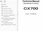 repair manual Hitachi Crawler Crane CX700 NA Service Manual PDF - 1
