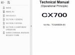 repair manual Hitachi Crawler Crane CX700 Service Manual PDF - 1