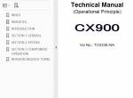 repair manual Hitachi Crawler Crane CX900 NA Service Manual PDF - 1