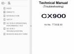 repair manual Hitachi Crawler Crane CX900 Service Manual PDF - 2