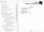 repair manual Hitachi Crawler Crane CX900 NA Workshop Manual PDF - 1