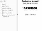repair manual Hitachi Excavator Zaxis 800 Technical & Workshop Manuals & Circuit Diagrams PDF - 1