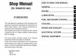 repair manual Cat Lift Trucks DP100NM1 - DP150NM1, 6D16-TL Diesel Engine Service Manual PDF - 1