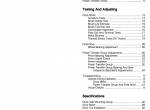 repair manual Cat Lift Trucks F40D, F50D, F60D; M40D, M50D, MC60D Power Train Testing & Adjusting PDF - 1