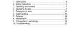 repair manual Cat Lift Trucks NO20S, NO20SP, NO10SF, NO10SPF Operation & Maintenance Manual PDF - 1