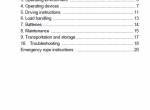 repair manual Cat Lift Trucks NOM10K Operation & Maintenance Manual PDF - 1