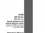 repair manual Case 400 LP Gas Wheel Tractor Set of  PDF Operator’s Manuals - 5