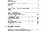 repair manual Cat Lift Trucks SS3000, SS3500 Operation & Maintenance Manual PDF - 1