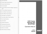 repair manual Case 1370 Tractor PDF Set of Operator’s Manuals - 3