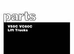 spare parts catalog Cat Lift Trucks V55C, VC60C Parts Book SEBN2555 PDF - 5